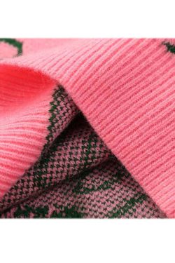 Style Core Aesthetics, New Style Trends Hugging Rabbit Cartoon Knit Sweater