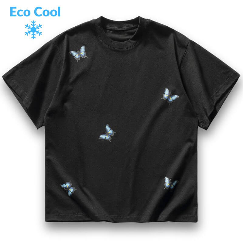 Style Core Aesthetics, New Style Trends Ice Silk Butterfly Tee Style Core Aesthetics, New Style Trends Ice Silk Butterfly Tee