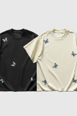 Style Core Aesthetics, New Style Trends Ice Silk Butterfly Tee
