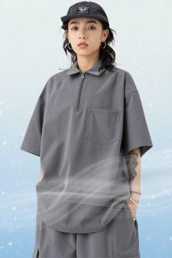 Style Core Aesthetics, New Style Trends Ice Silk Cargo Polo
