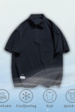 Style Core Aesthetics, New Style Trends Ice Silk Cargo Polo