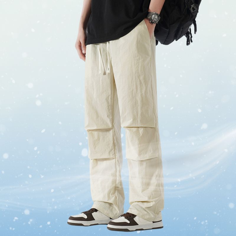 Style Core Aesthetics, New Style Trends Ice Silk Parachute Pants Style Core Aesthetics, New Style Trends Ice Silk Parachute Pants