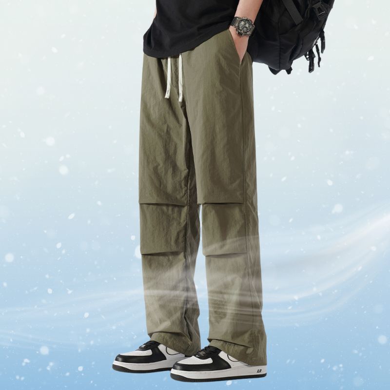Style Core Aesthetics, New Style Trends Ice Silk Parachute Pants Style Core Aesthetics, New Style Trends Ice Silk Parachute Pants