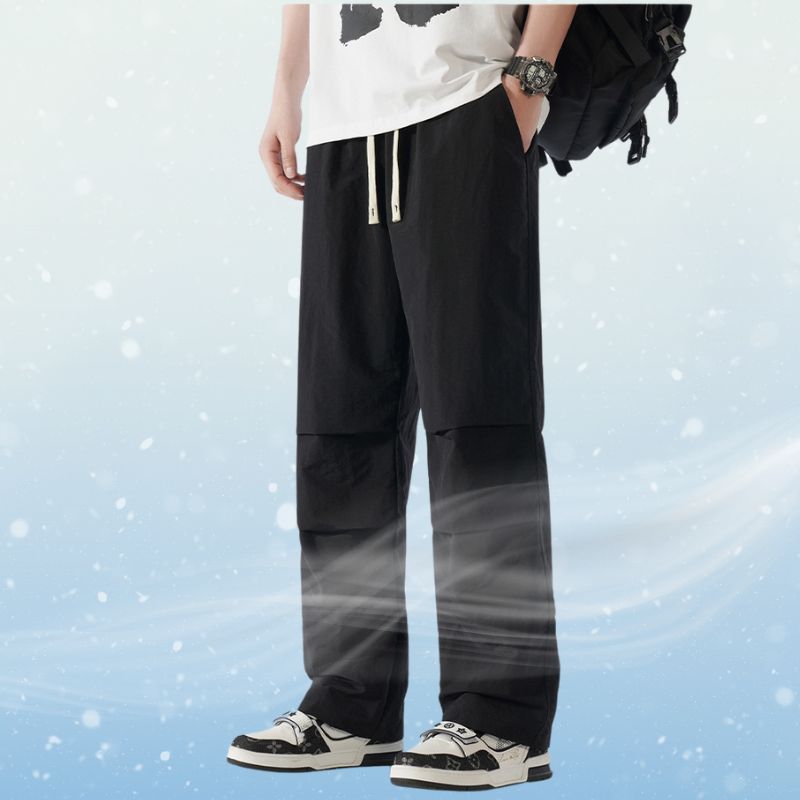 Style Core Aesthetics, New Style Trends Ice Silk Parachute Pants Style Core Aesthetics, New Style Trends Ice Silk Parachute Pants