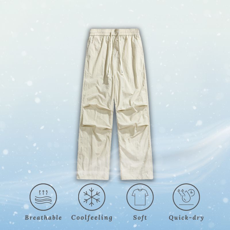 Style Core Aesthetics, New Style Trends Ice Silk Parachute Pants Style Core Aesthetics, New Style Trends Ice Silk Parachute Pants