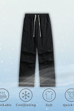 Style Core Aesthetics, New Style Trends Ice Silk Parachute Pants