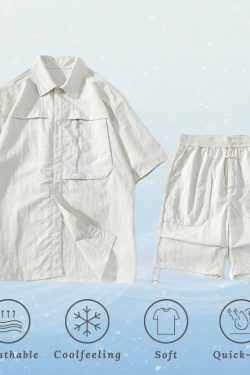 Style Core Aesthetics, New Style Trends Ice Silk Solid Cargo Set