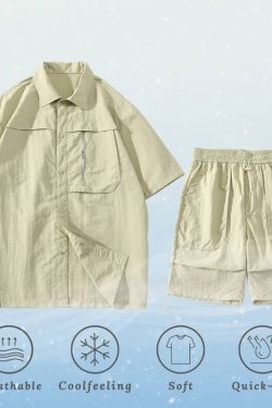 Style Core Aesthetics, New Style Trends Ice Silk Solid Cargo Set