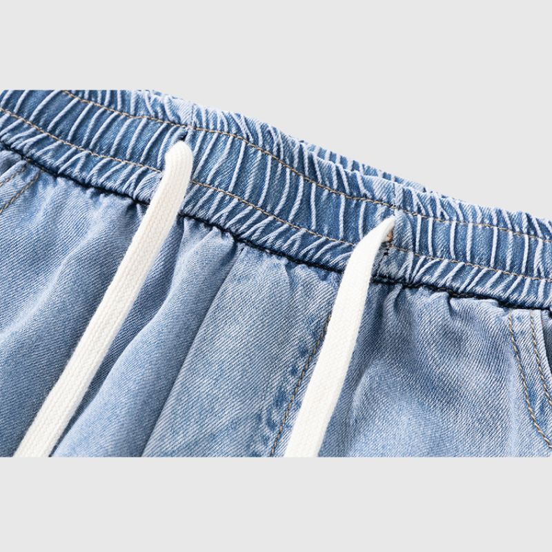 Style Core Aesthetics, New Style Trends Ice Silk Solid Jeans Style Core Aesthetics, New Style Trends Ice Silk Solid Jeans