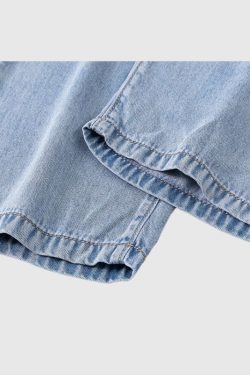 Style Core Aesthetics, New Style Trends Ice Silk Solid Jeans