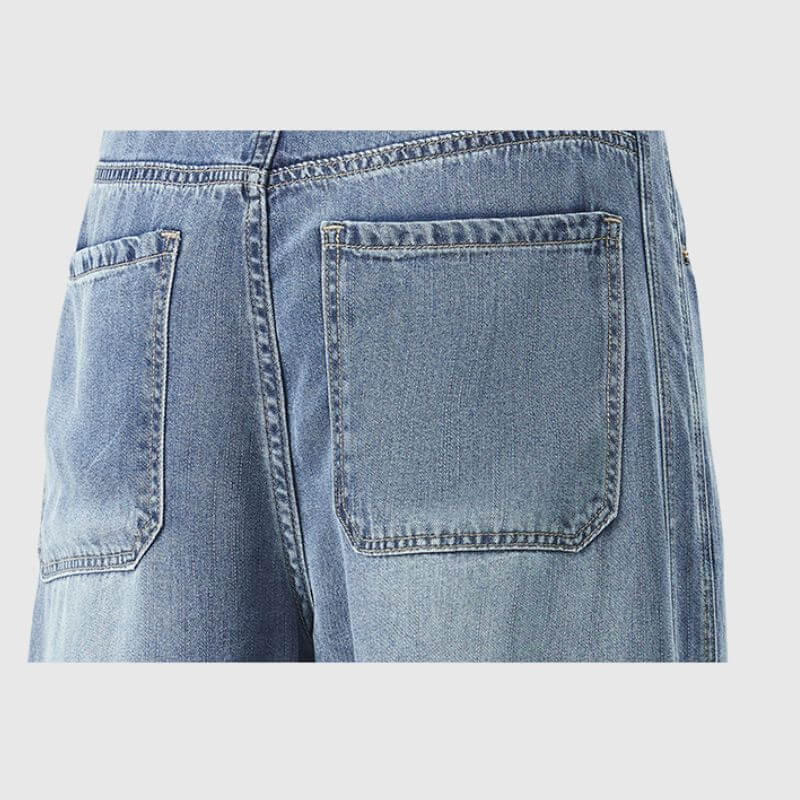 Style Core Aesthetics, New Style Trends Ice Silk Straight Jeans Style Core Aesthetics, New Style Trends Ice Silk Straight Jeans