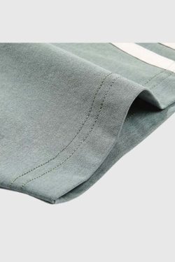 Style Core Aesthetics, New Style Trends Ice Silk Stripe Contrast Tee