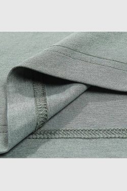 Style Core Aesthetics, New Style Trends Ice Silk Stripe Contrast Tee