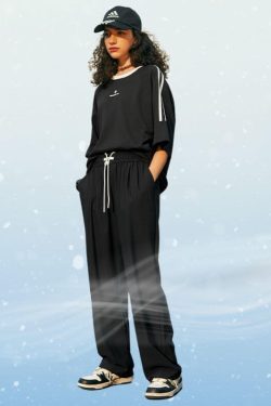 Style Core Aesthetics, New Style Trends Ice Silk Wide Leg Pants