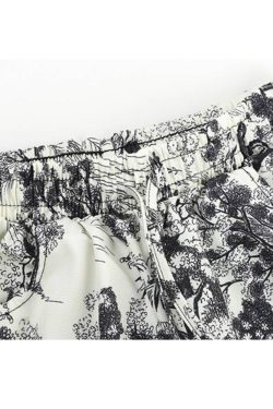 Style Core Aesthetics, New Style Trends Ink Painting Drawstring Pants