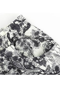 Style Core Aesthetics, New Style Trends Ink Painting Drawstring Pants