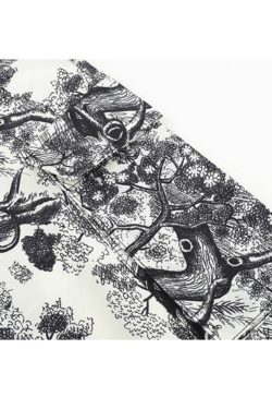 Style Core Aesthetics, New Style Trends Ink Painting Drawstring Pants