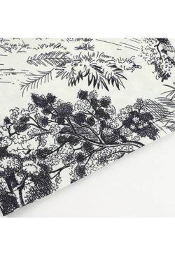 Style Core Aesthetics, New Style Trends Ink Painting Drawstring Pants