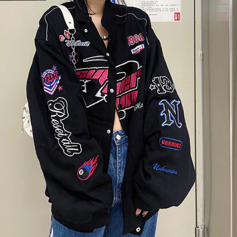 Style Core Aesthetics, New Style Trends Ins Hip-Hop Inspired Retro Jacket Style Core Aesthetics, New Style Trends Ins Hip-Hop Inspired Retro Jacket