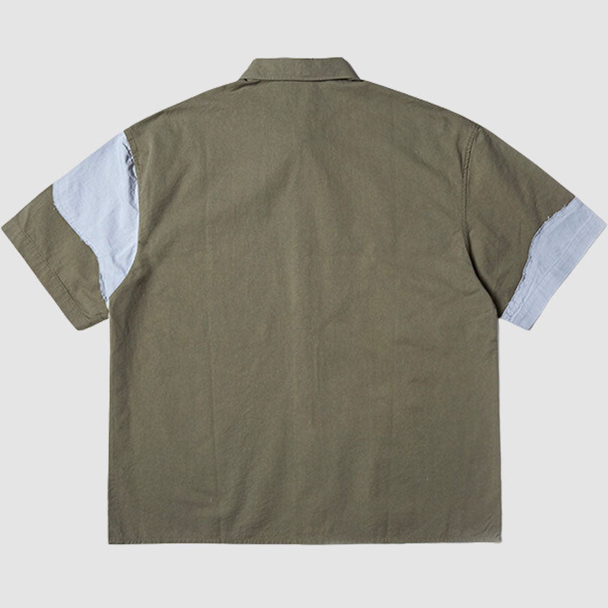 Style Core Aesthetics, New Style Trends Irregular Contrast Shirts Style Core Aesthetics, New Style Trends Irregular Contrast Shirts