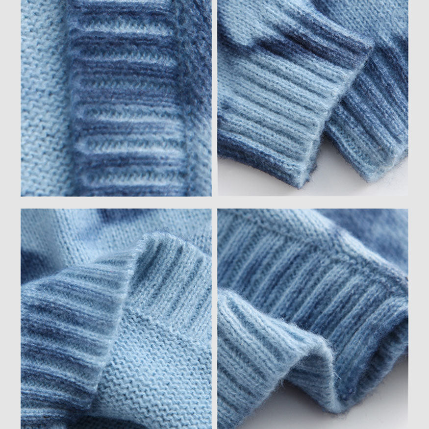 Style Core Aesthetics, New Style Trends Irregular Hem Tie-dye Cropped Cardigan Sweater Style Core Aesthetics, New Style Trends Irregular Hem Tie-dye Cropped Cardigan Sweater