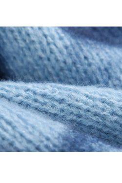 Style Core Aesthetics, New Style Trends Irregular Hem Tie-dye Cropped Cardigan Sweater