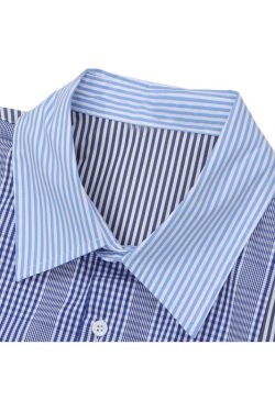 Style Core Aesthetics, New Style Trends Irregular Patch Stripe Shirts