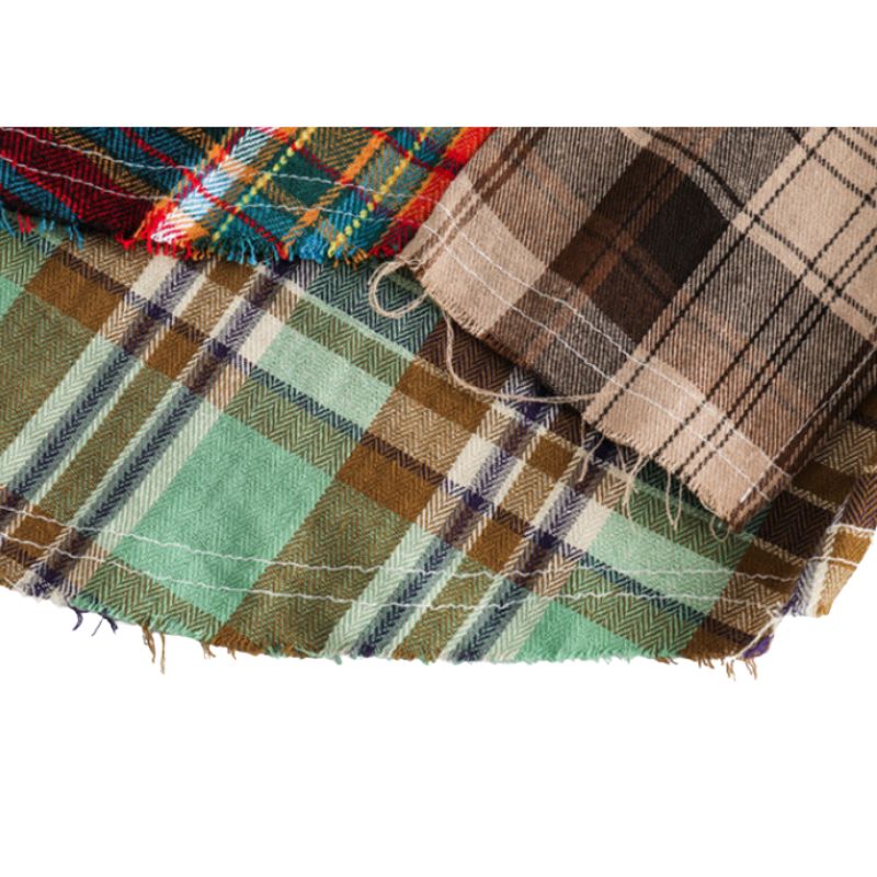 Style Core Aesthetics, New Style Trends Irregular Plaid Patchwork Shirt Style Core Aesthetics, New Style Trends Irregular Plaid Patchwork Shirt