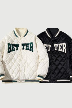 Style Core Aesthetics, New Style Trends Japanese College Style Loose-Fit Baseball Jacket
