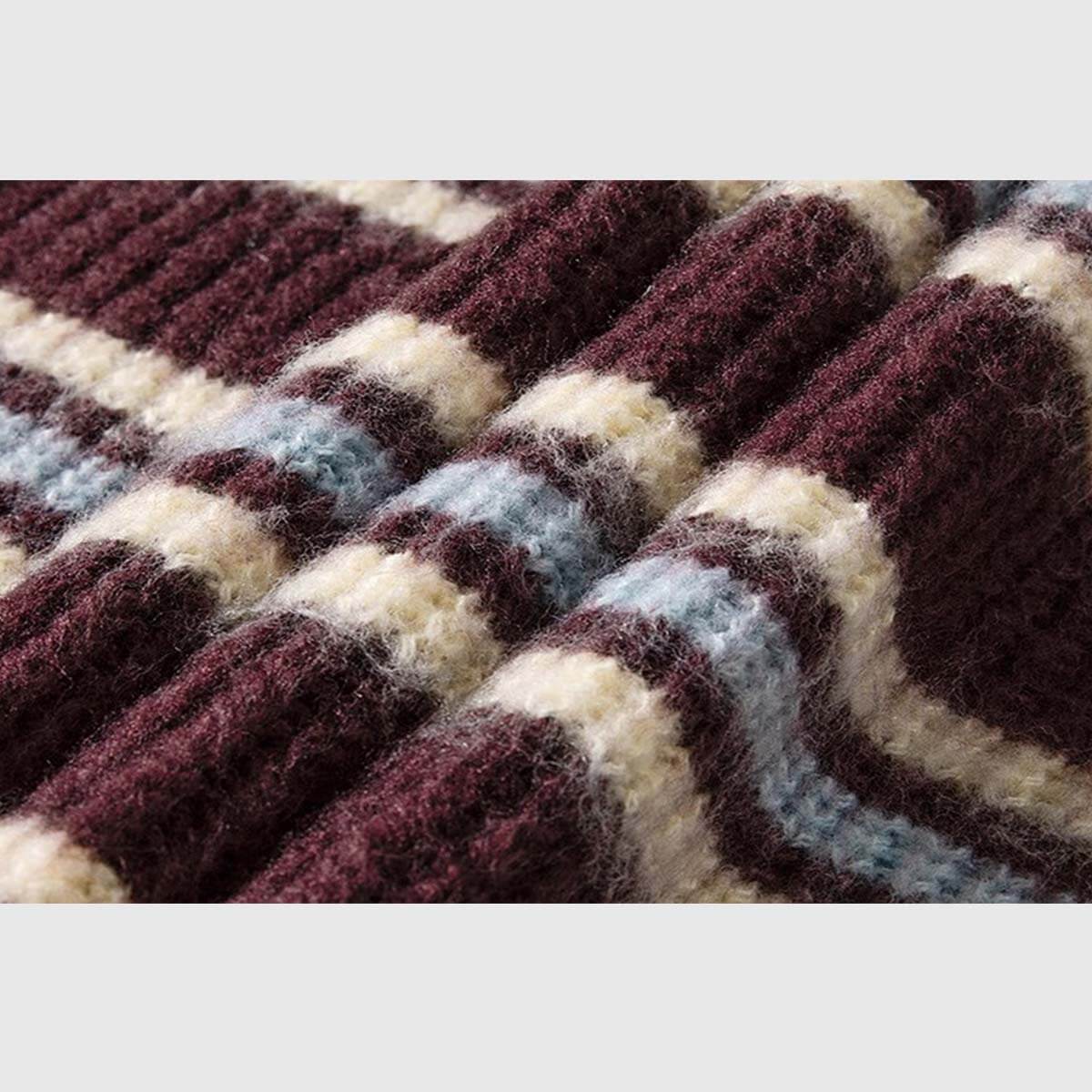 Style Core Aesthetics, New Style Trends Japanese Striped Knit Sweater Style Core Aesthetics, New Style Trends Japanese Striped Knit Sweater