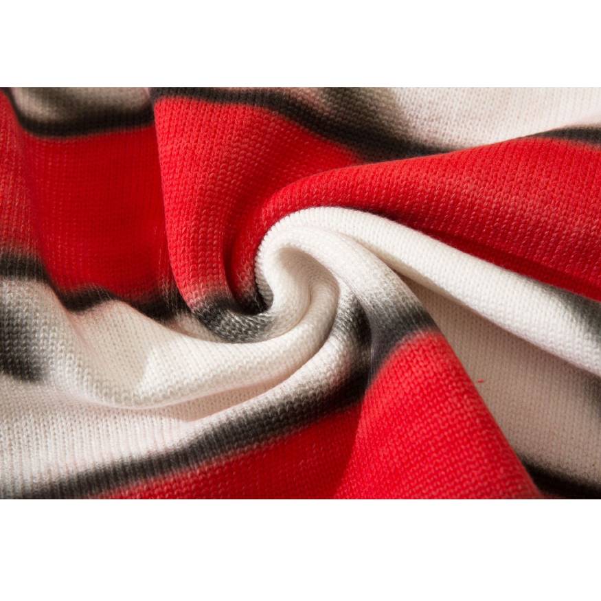 Style Core Aesthetics, New Style Trends Japanese Style Color Gradient Striped Sweater Style Core Aesthetics, New Style Trends Japanese Style Color Gradient Striped Sweater