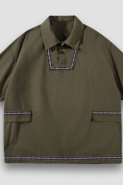 Style Core Aesthetics, New Style Trends Japanese Vintage Ethnic Web Shirts