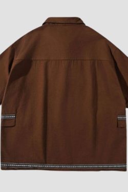 Style Core Aesthetics, New Style Trends Japanese Vintage Ethnic Web Shirts