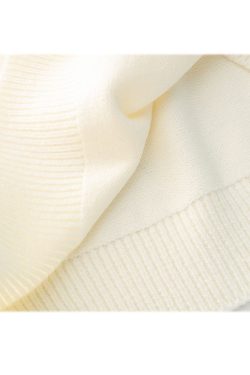 Style Core Aesthetics, New Style Trends Knit Flower & Sheep Pattern Sweater