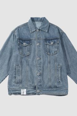 Style Core Aesthetics, New Style Trends Label Design Denim Jacket