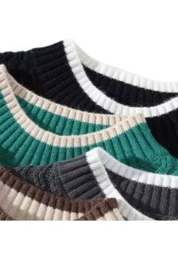 Style Core Aesthetics, New Style Trends Laid-back Vibe Loose Knit Sweater