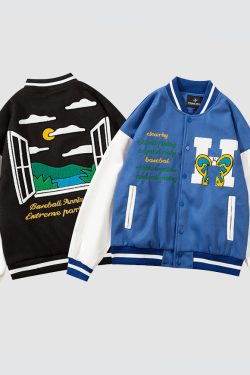 Style Core Aesthetics, New Style Trends Lake View Varsity Jackets