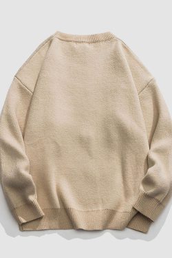 Style Core Aesthetics, New Style Trends Landscape Painting Crew Neck Sweater