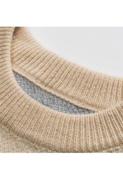 Style Core Aesthetics, New Style Trends Landscape Painting Crew Neck Sweater