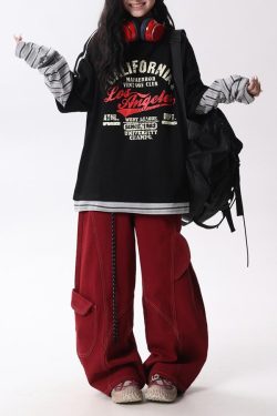 Style Core Aesthetics, New Style Trends Layered California Cotton Sweatshirt