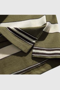 Style Core Aesthetics, New Style Trends Layered Striped Cityboy Sweatshirt