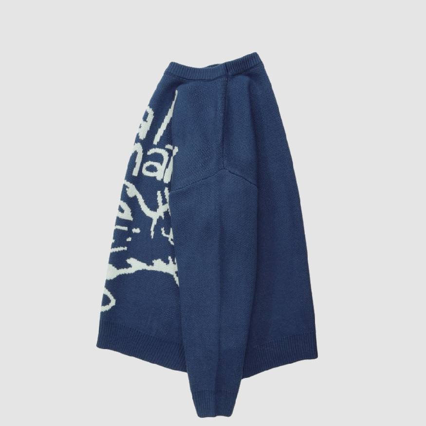 Style Core Aesthetics, New Style Trends Letter & Cat Pattern Sweater Style Core Aesthetics, New Style Trends Letter & Cat Pattern Sweater