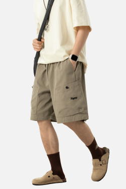 Style Core Aesthetics, New Style Trends Letter Embroidery Cargo Shorts