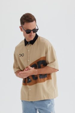 Style Core Aesthetics, New Style Trends Letter Patchwork Shirts