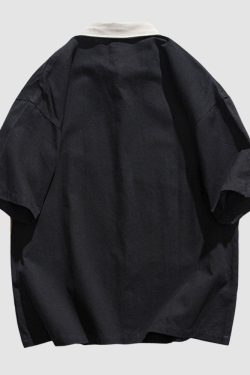 Style Core Aesthetics, New Style Trends Letter Patchwork Shirts