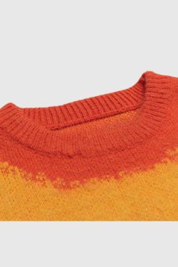 Style Core Aesthetics, New Style Trends Letter Print Knit Sweater