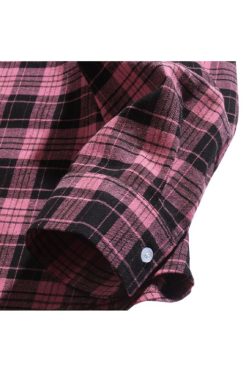 Style Core Aesthetics, New Style Trends Letter Printed Plaid Shirts