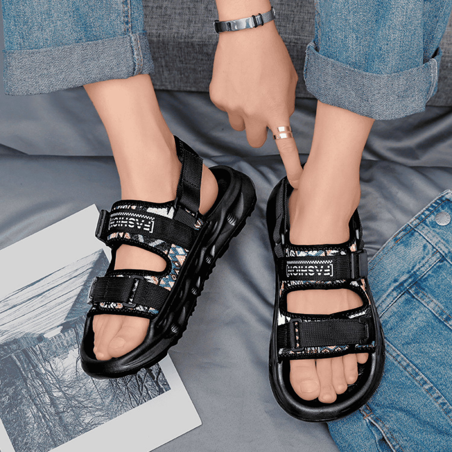Style Core Aesthetics, New Style Trends Lightweight Thick-Soled Sandals Style Core Aesthetics, New Style Trends Lightweight Thick-Soled Sandals