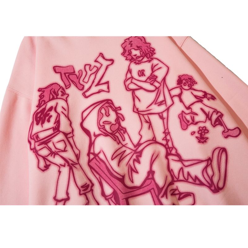 Style Core Aesthetics, New Style Trends Line Person Graphic Hoodies Style Core Aesthetics, New Style Trends Line Person Graphic Hoodies