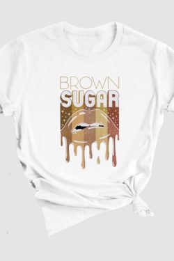 Style Core Aesthetics, New Style Trends Lip Pattern Printed Tee